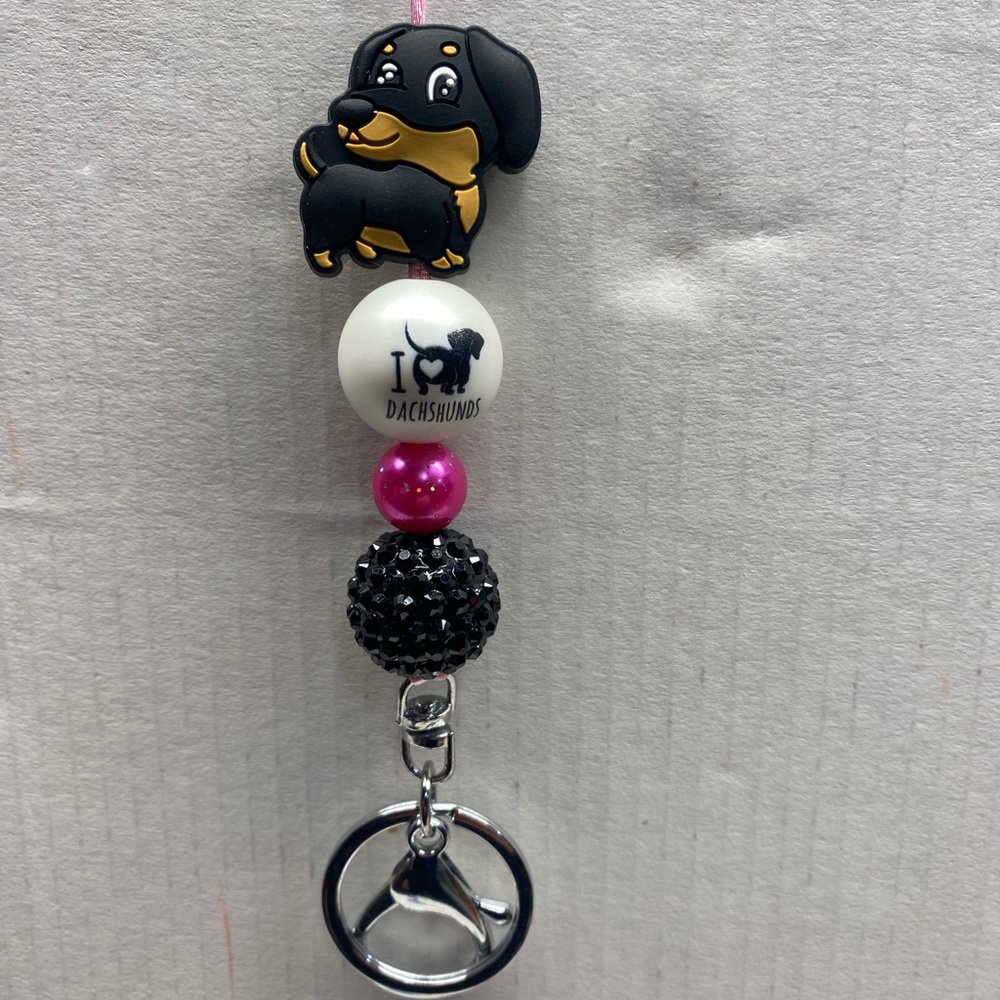 NWT DACHSHUND ID LANYARD